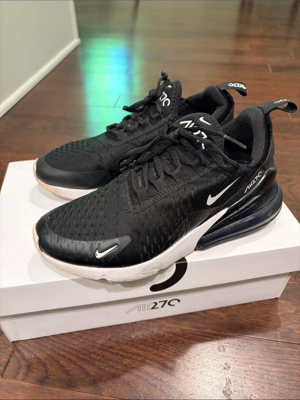 Nike Air Max 270 Black and White Sneakers